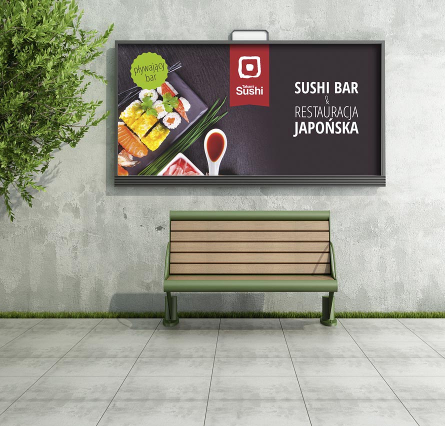 Studio graficzne - projekt billboardu bannera tablicy
