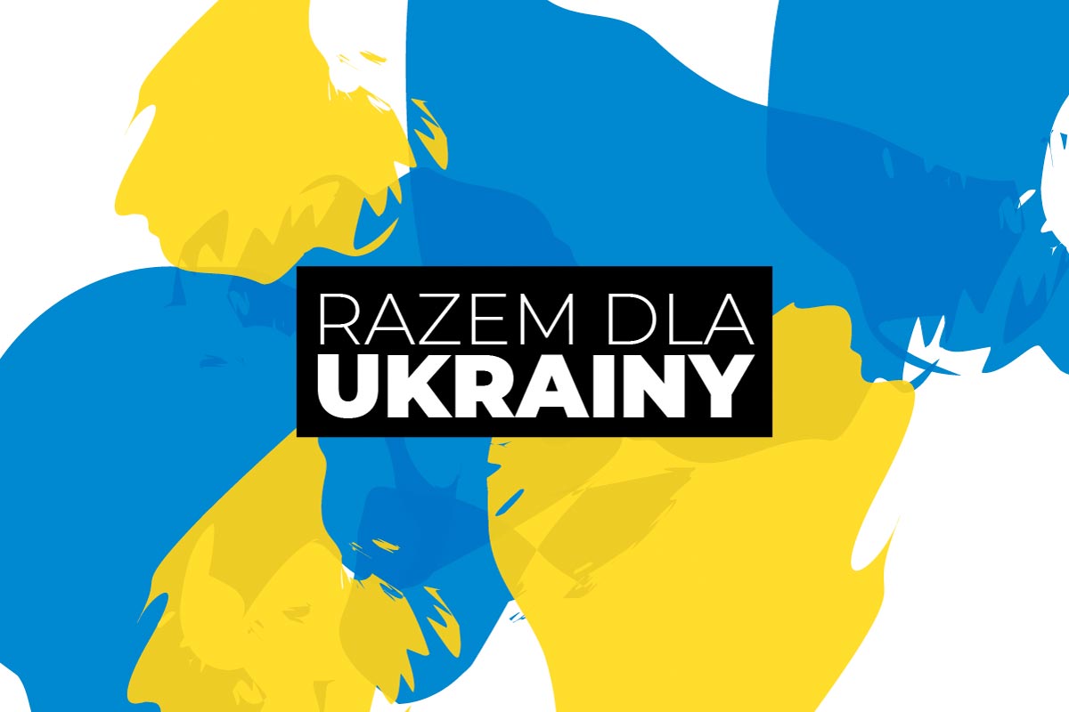 Razem dla Ukrainy | Solidarni z Ukrainą - grafika do na posta Facebooka