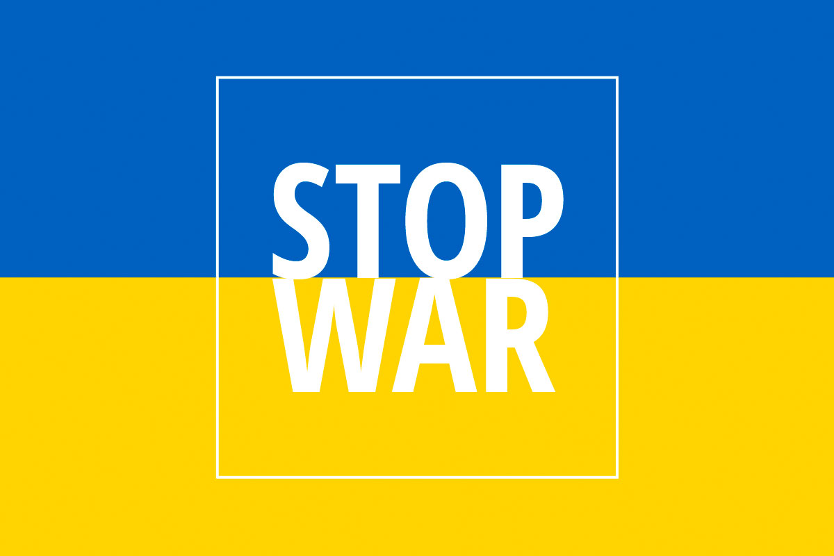 Wojna rosyjsko-ukraińska. Stop war. Darmowa grafika na Facebooka.